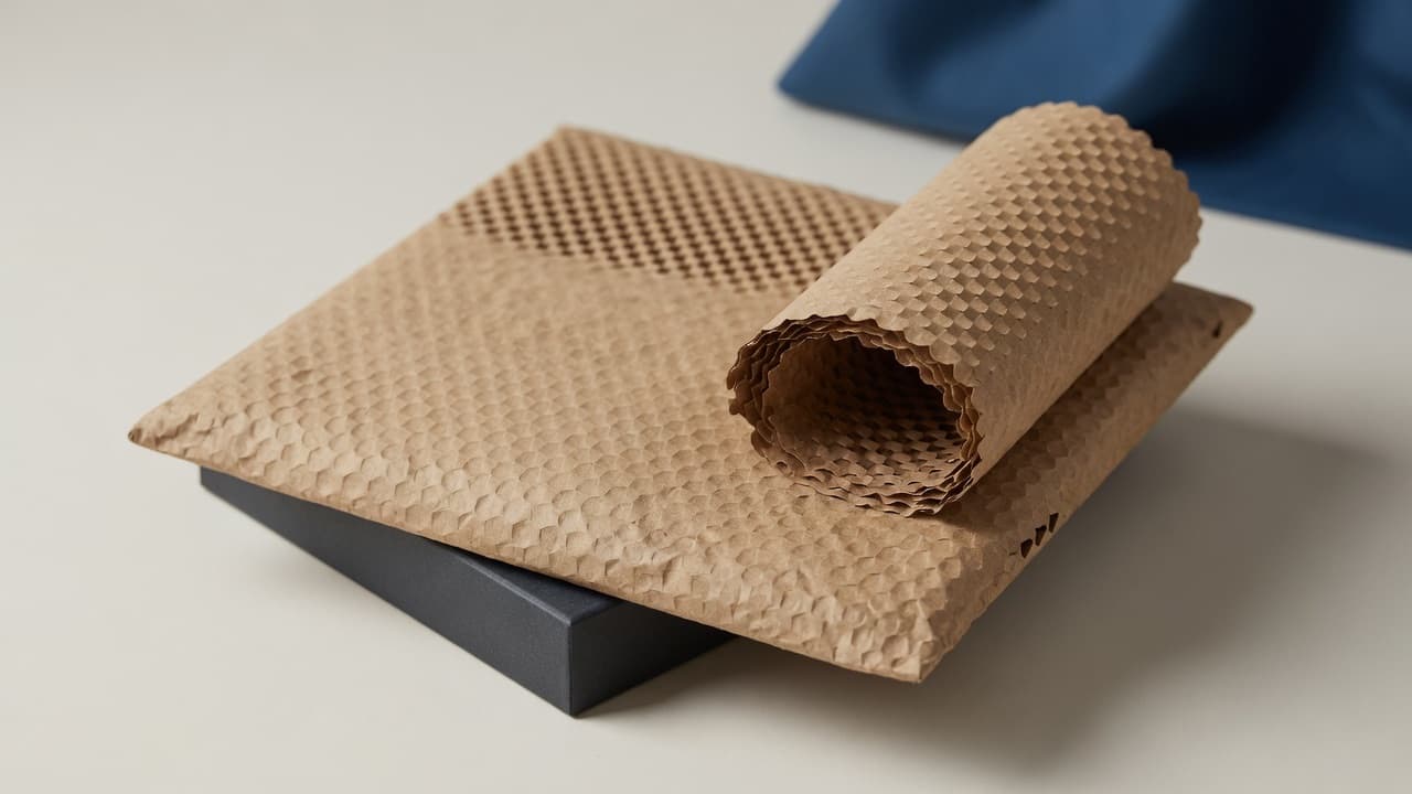 Envigour paper bubble wrap cushioning a product